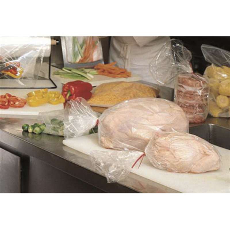 Low Density 15G Gusset Poly Bag, 4 in x 12 in x 1.5 Mil